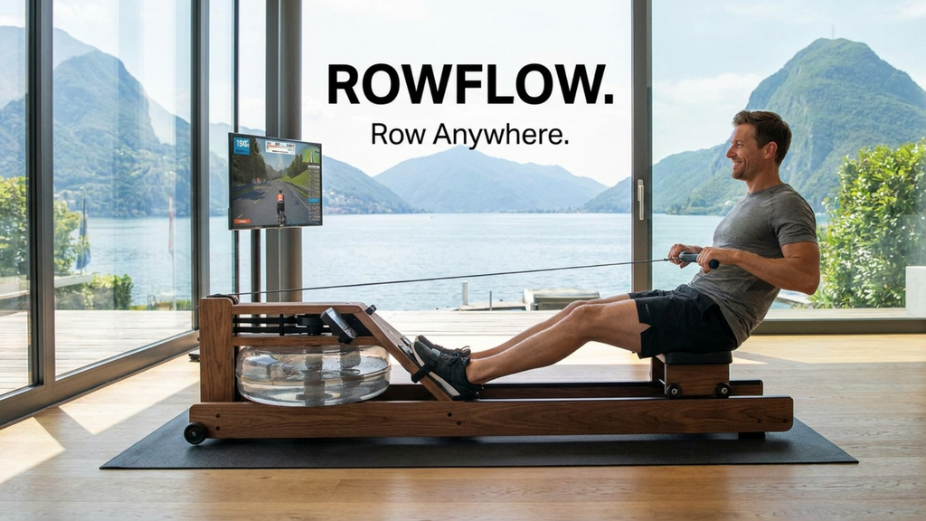 Foldable Rowing Machine, Full Body Workout Rower for Home Gym & Cardio Training